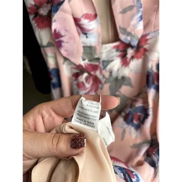 Yumi Kim Women's Forget Me Not Blush Reminisce Midi Dress Size Large NEW - Picture 7 of 8